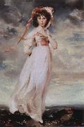 Sir Thomas Lawrence pinkie oil painting on canvas